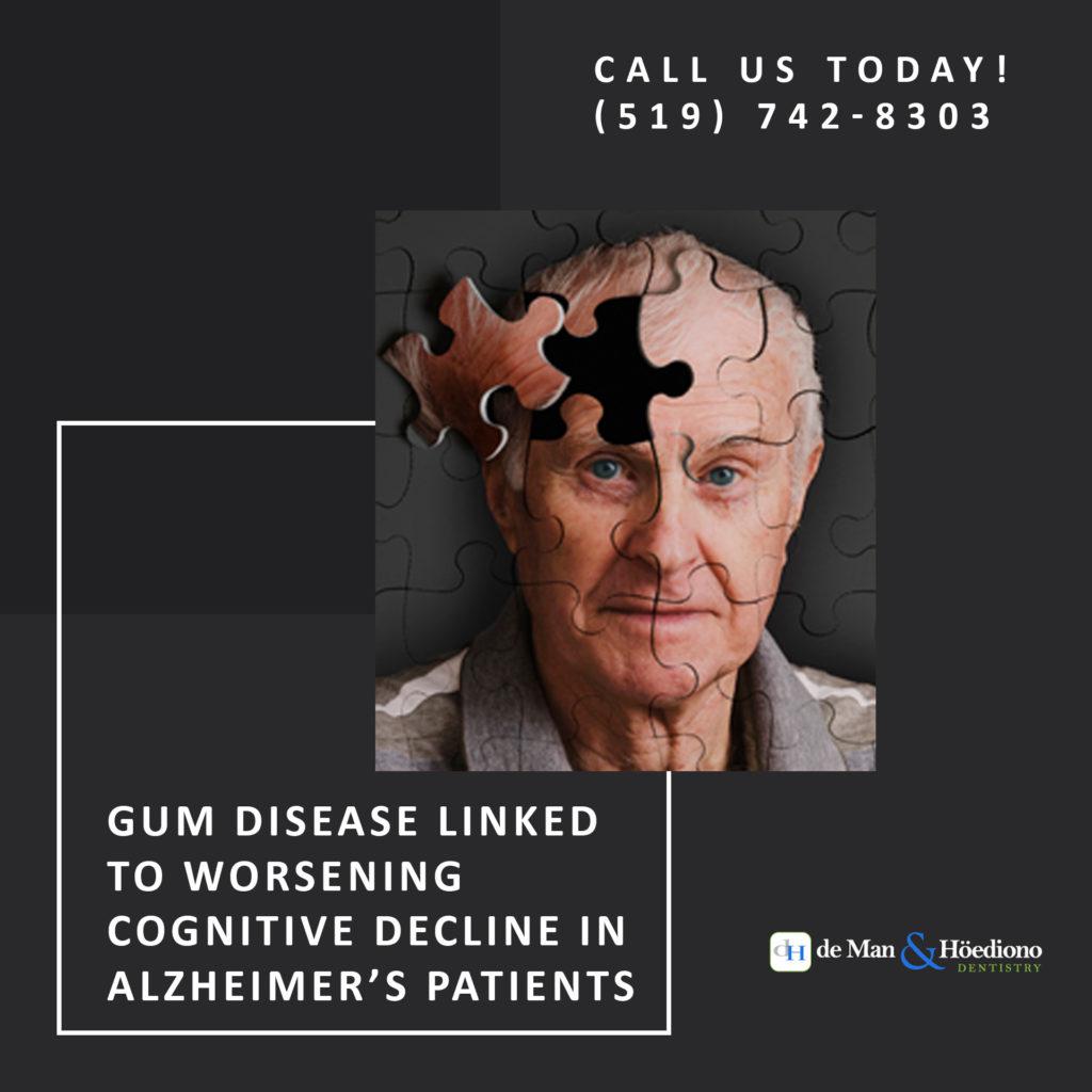 Gum Disease Linked to Worsening Cognitive Decline in Alzheimer's