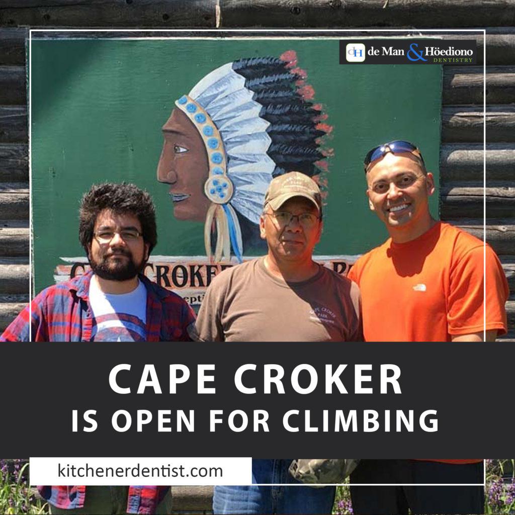 Cape Croker Is Open For Climbing Kitchener Dentist de Man