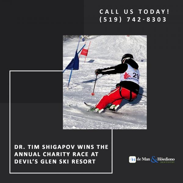 dr. tim shigapov wins the annual charity race